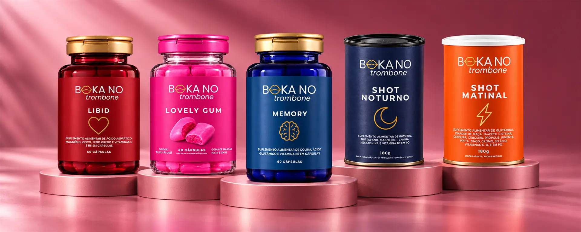 Libid, Lovely Gum, Memory, Shot Noturno e Shot Matinal